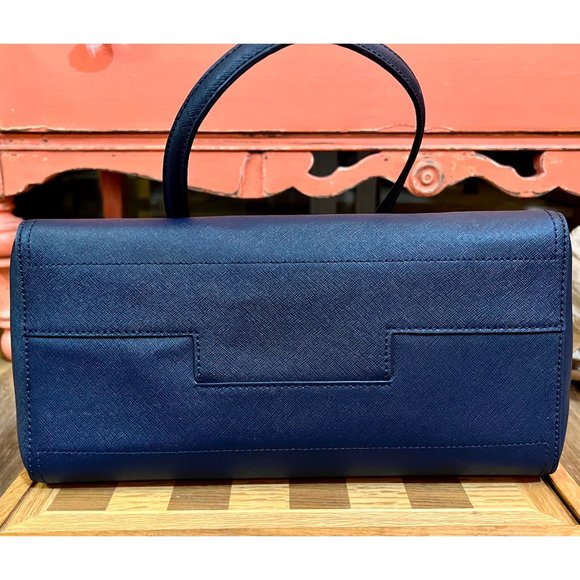 ♦️TORY BURCHN NAVY SMALL PARKER TOTE - Picture 10 of 12